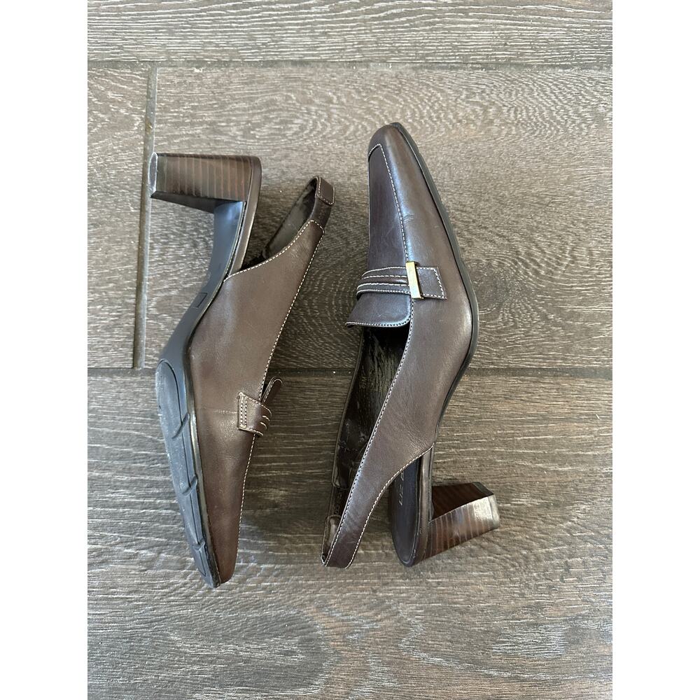 Liz Baker Vintage Slingback Kitten Heel Size 8.5 Women's